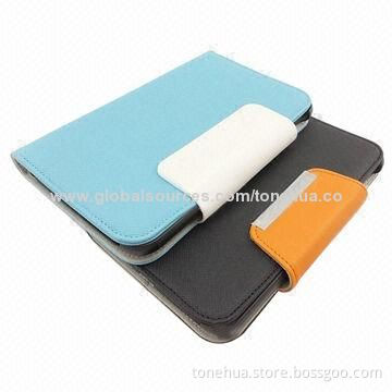Wallet Leather Case for Samsung Galaxy Tab 3 P3200, with Card Slots, Inside Hard Cover
